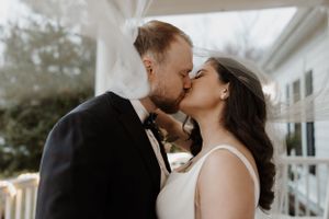 Catholic wedding portrait
