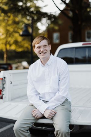 High school graduation photo