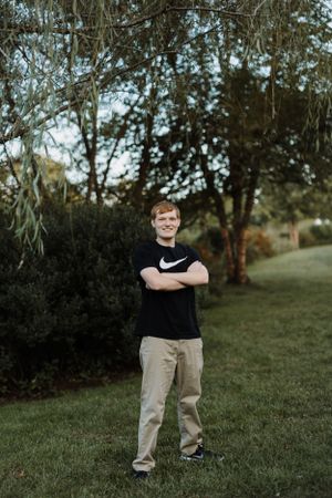 High school graduation photo