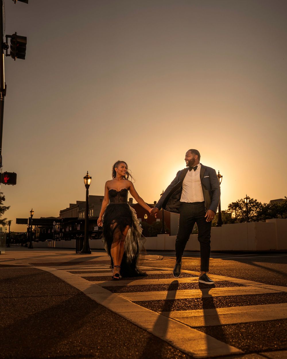 Modern city couple photoshoot
