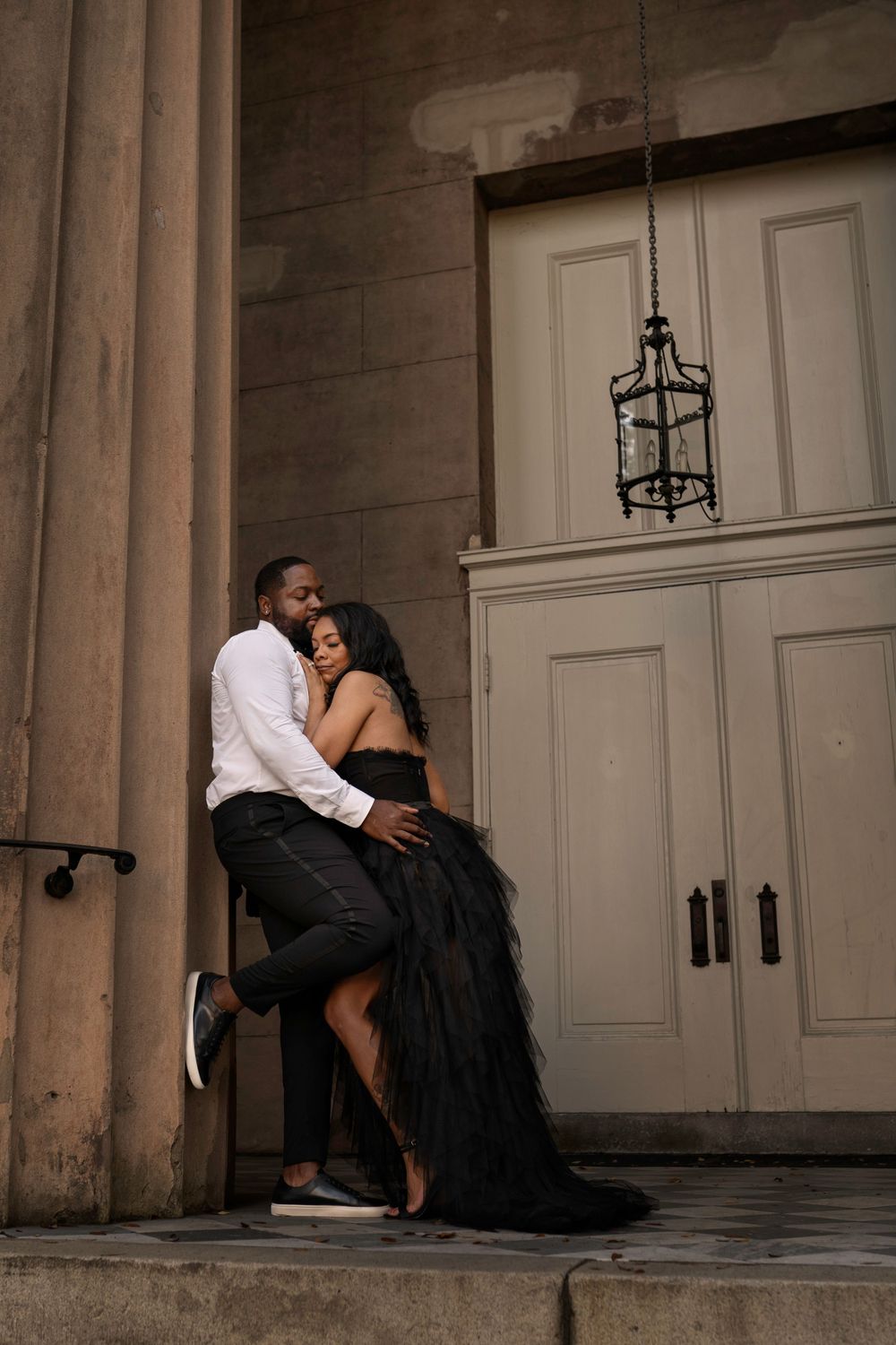 Modern city couple photoshoot