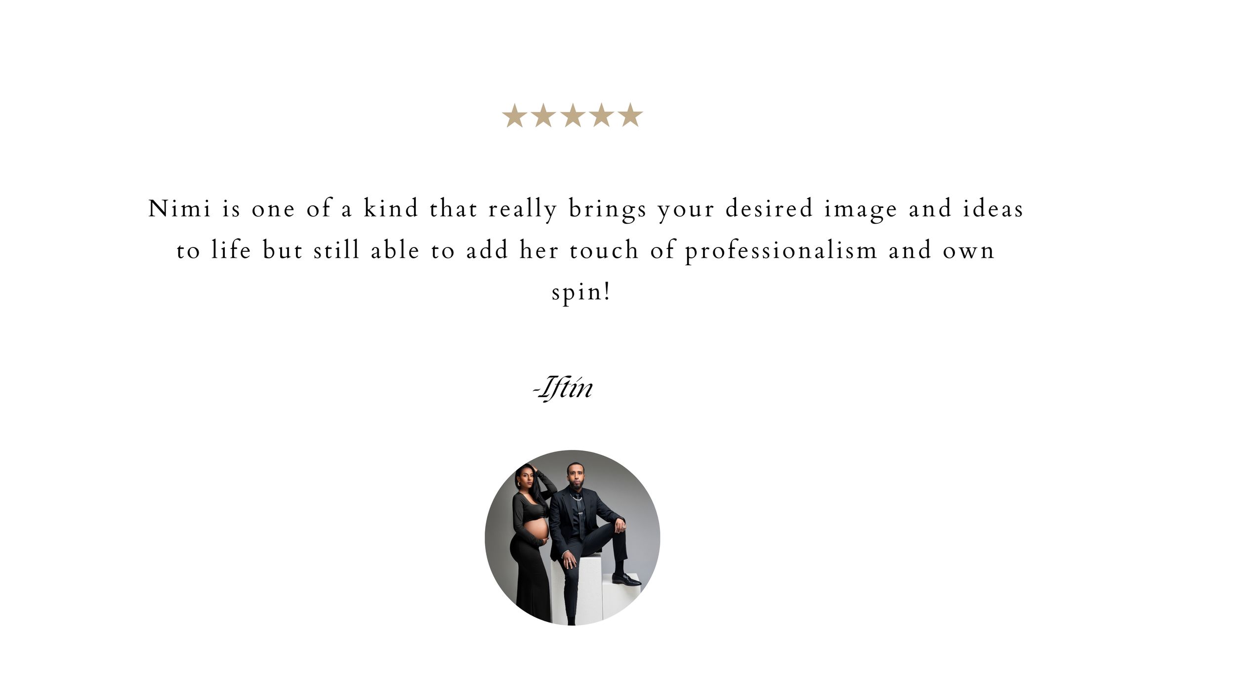testimonial for a minnesota photogrpaher