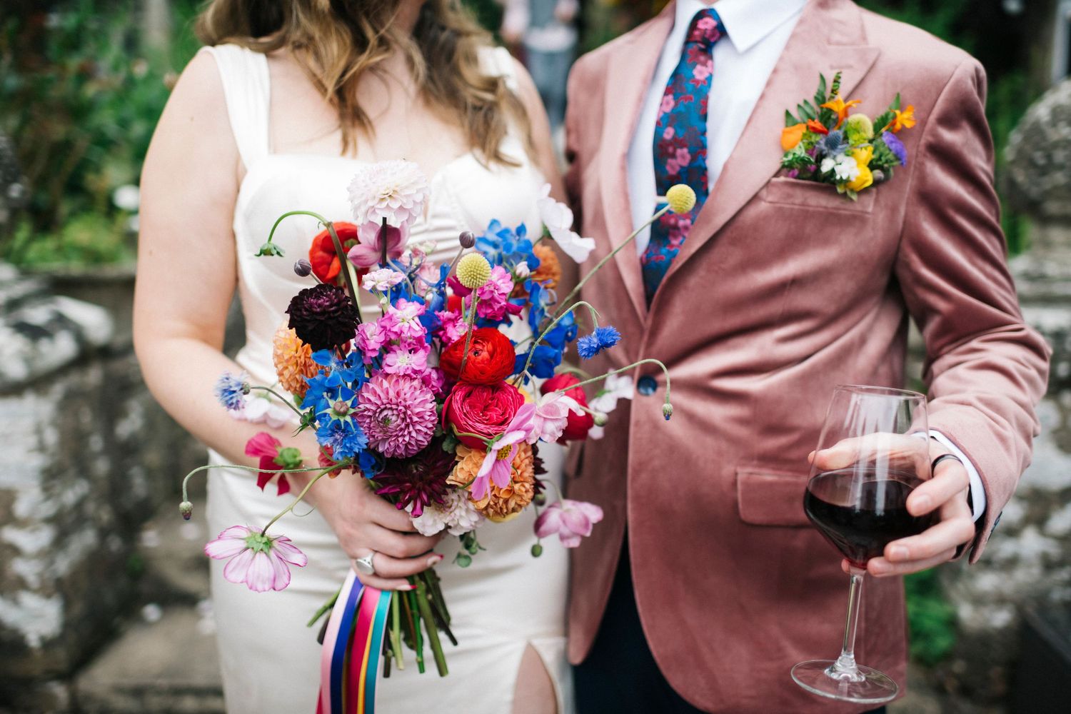 A fun, colourful wedding in the Lake District.