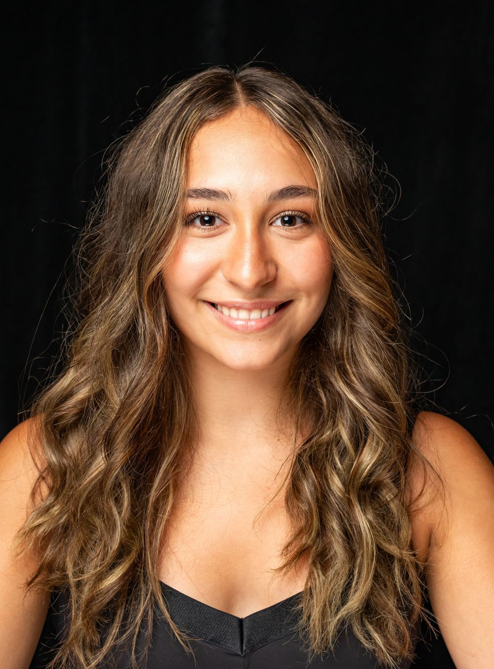 in studio headshot of dancer