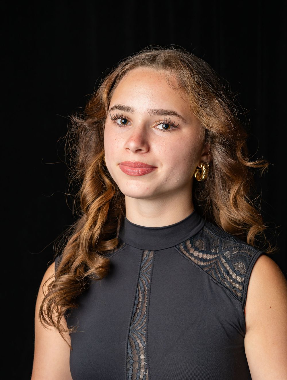 In studio headshot of dancer