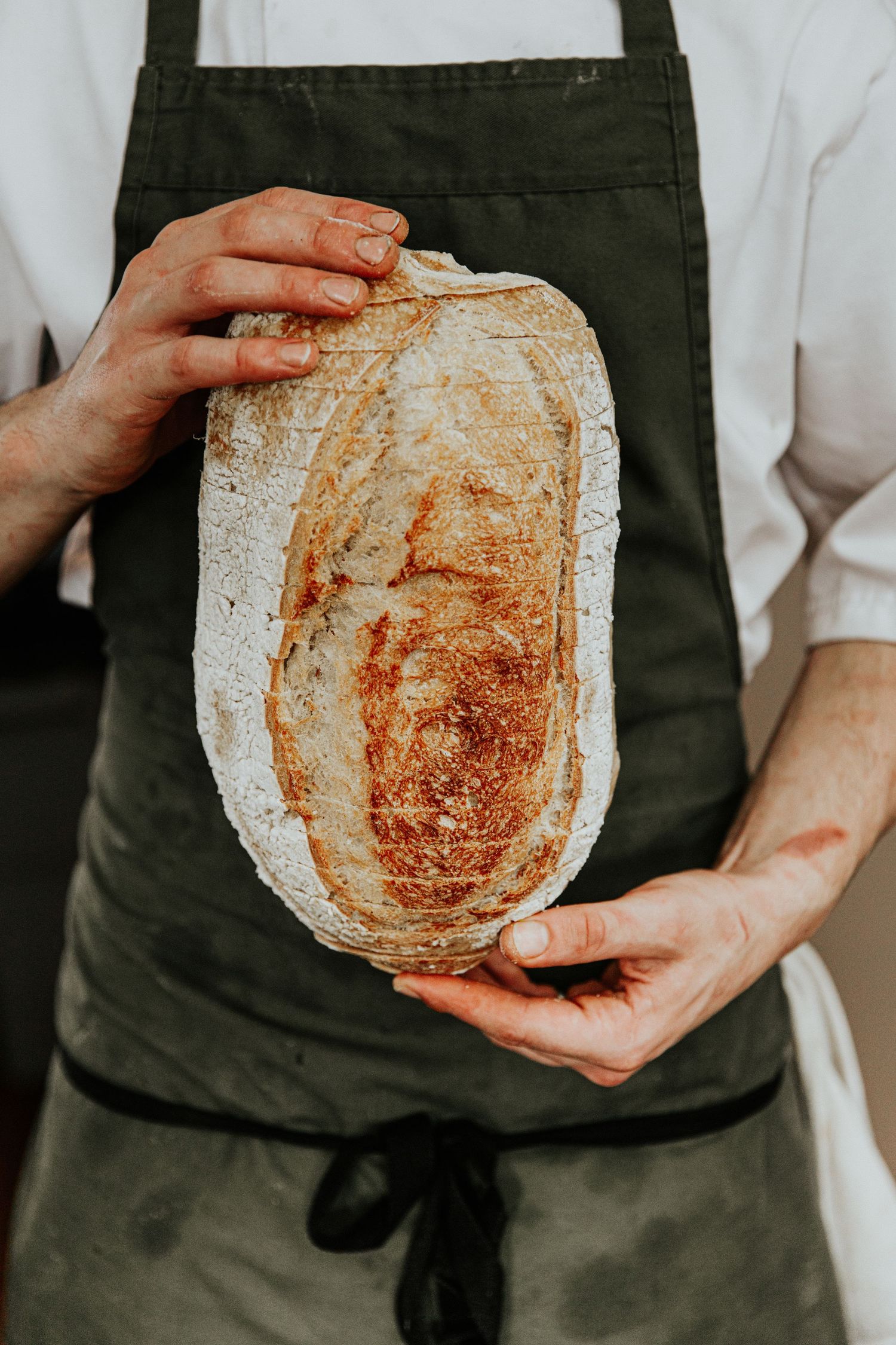 Somerset product photography for small businesses, highlighting handcrafted goods like artisan bread from bakery