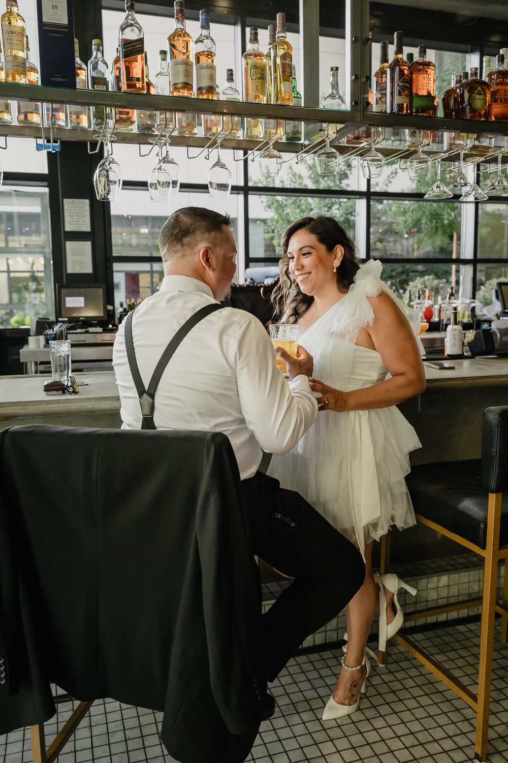 Sawyer Hotel engagement photos