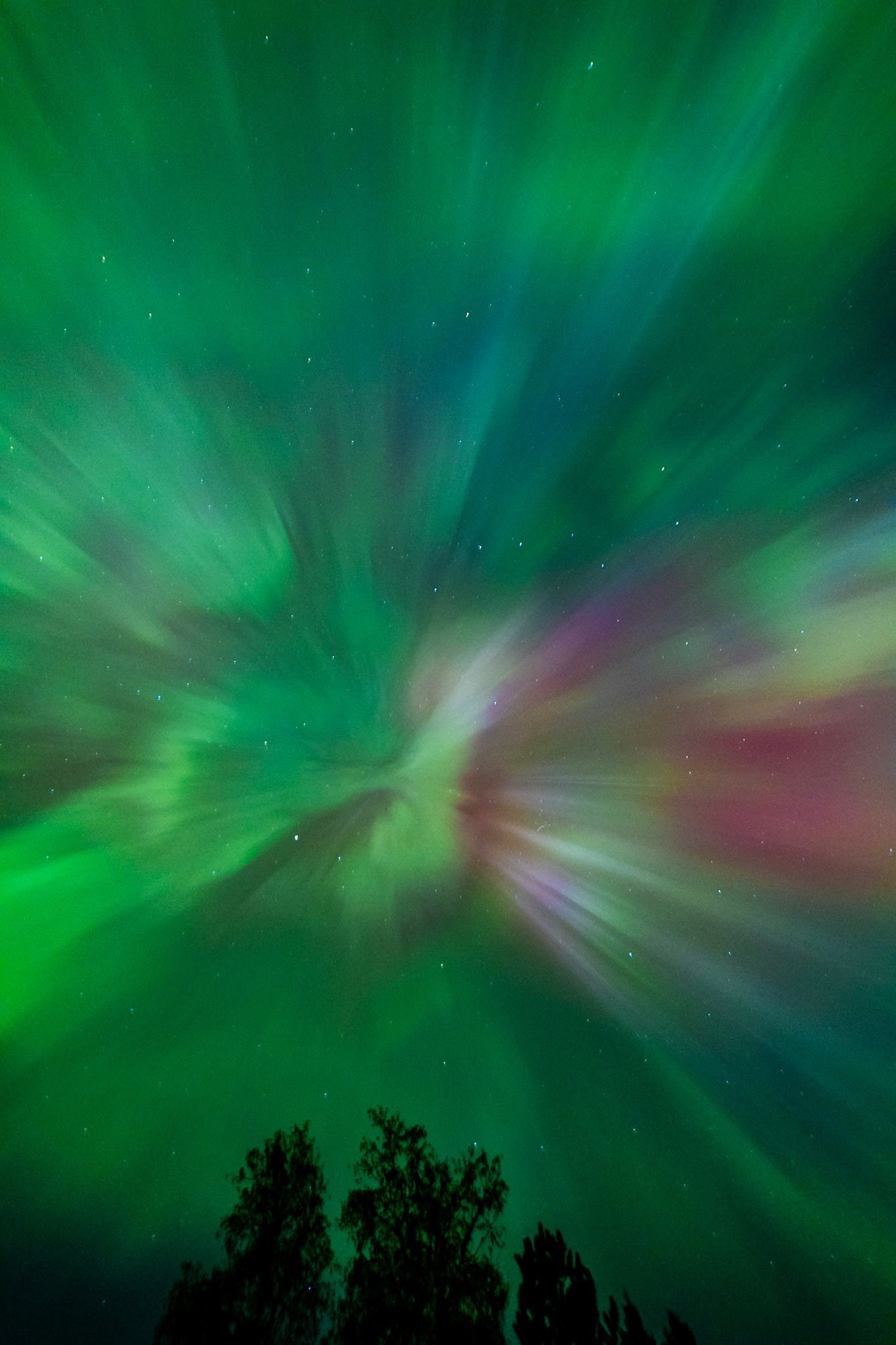 Northern Lights above  May 2024