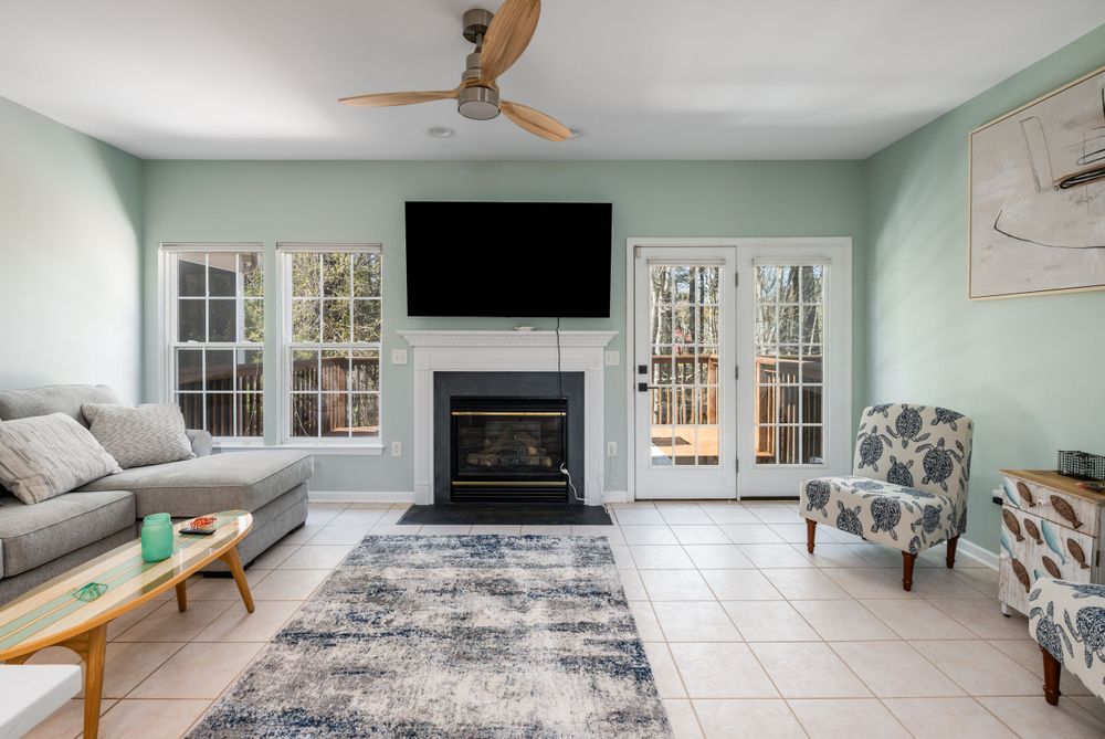 Real estate photography living room