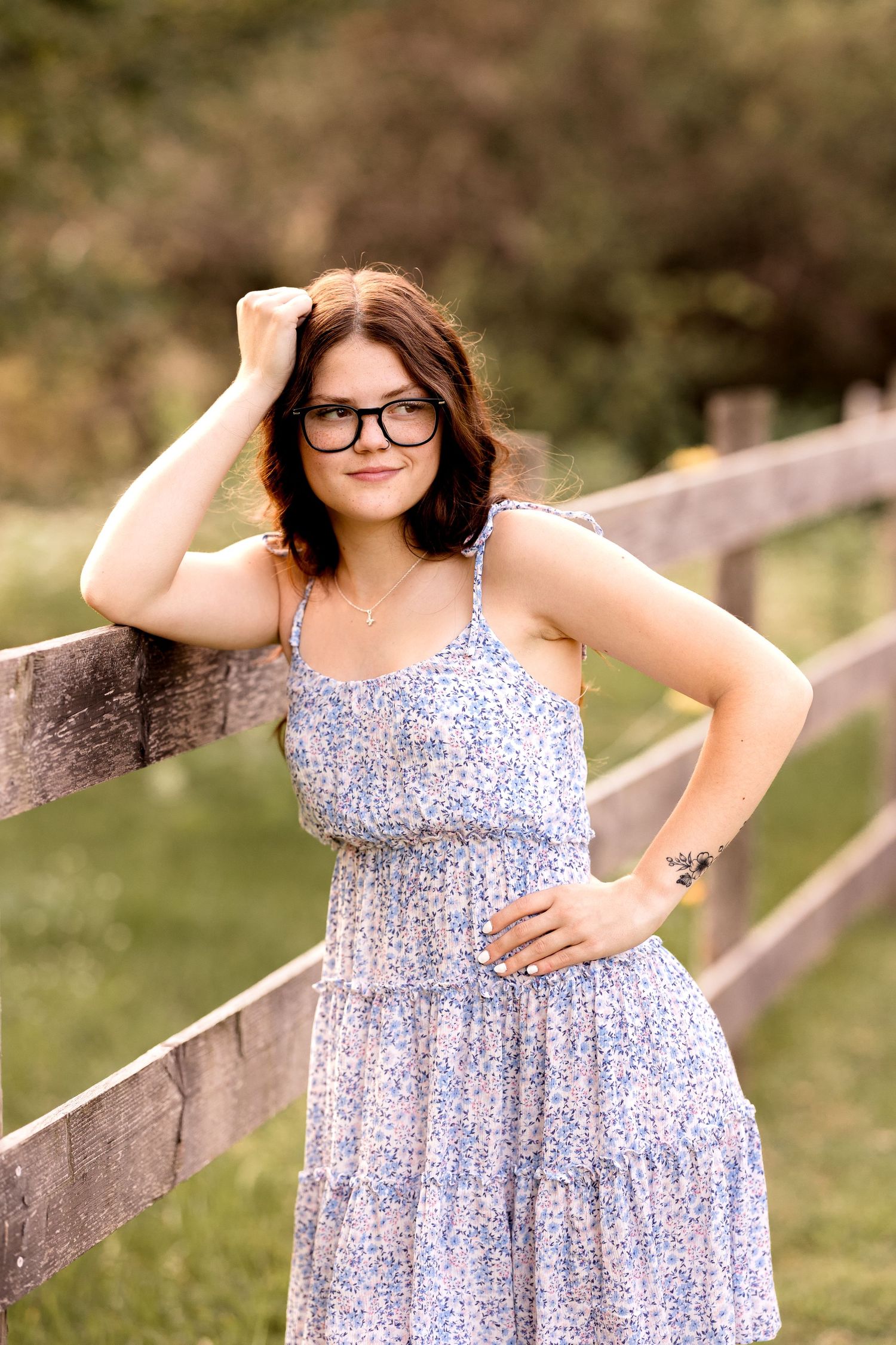 Senior session Richfield County Park, MI Kearsley