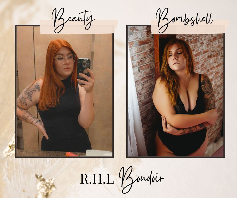 Before and After Boudoir Glam Session | R.H.L Boudoir Florida