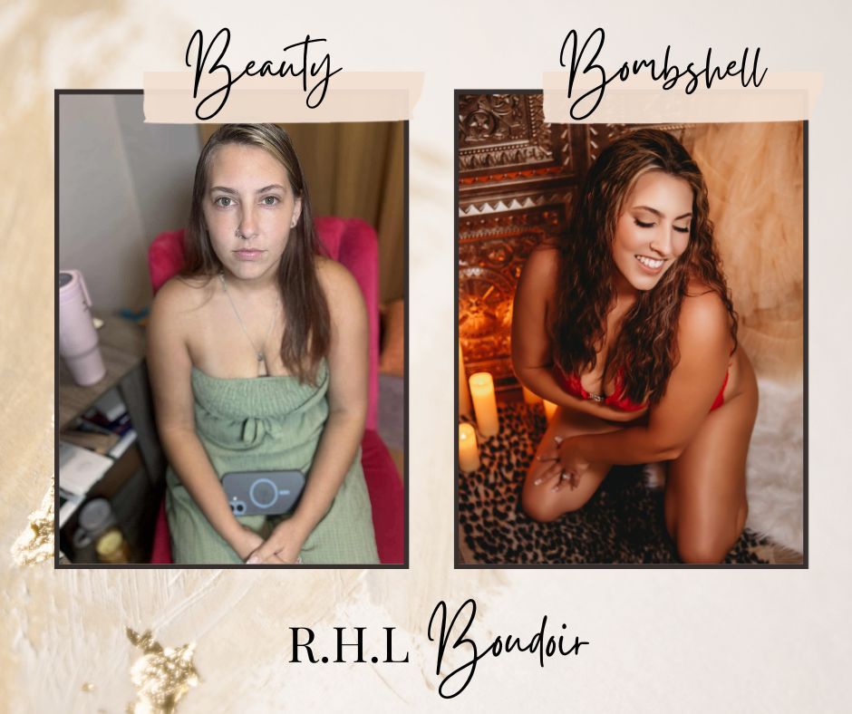 Before and After Boudoir Transformation | R.H.L Boudoir Arcadia, FL