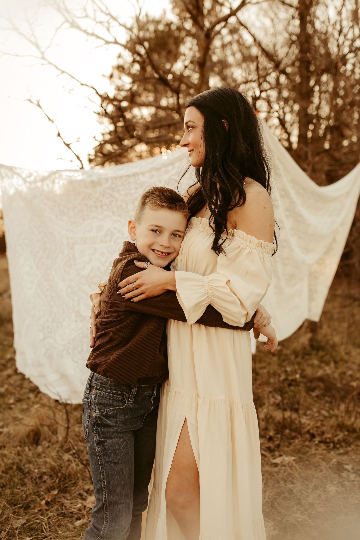 Golden hour family session in north branch Minnesota