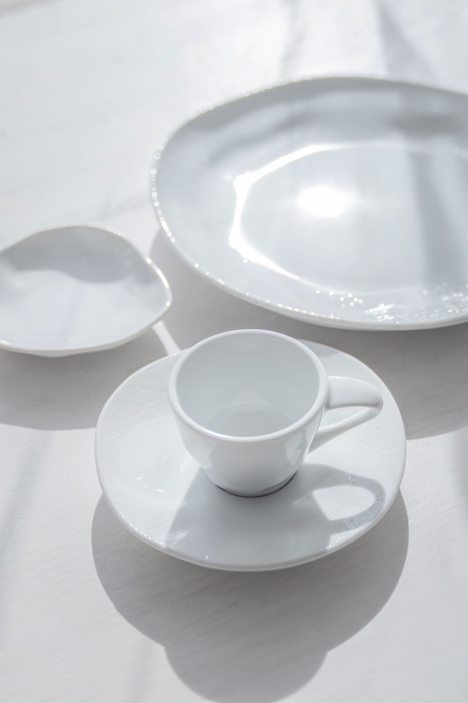 A porcelain plate with a delicate crackle glaze design,showcasing the intricate texture and pattern of the digital print