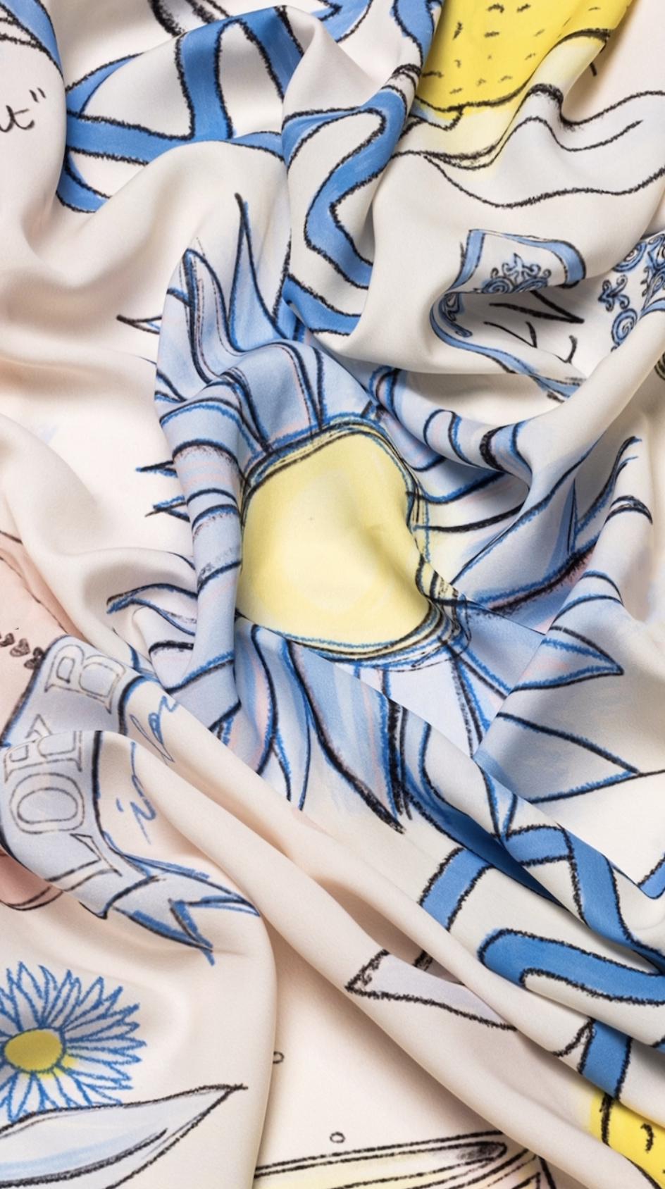 foulard sur mesure design textile