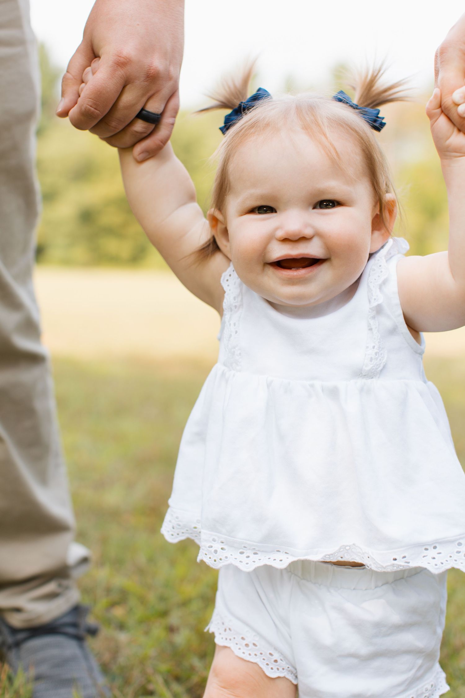 One year old milestone and family photos - Richfield Park, Davison, MI