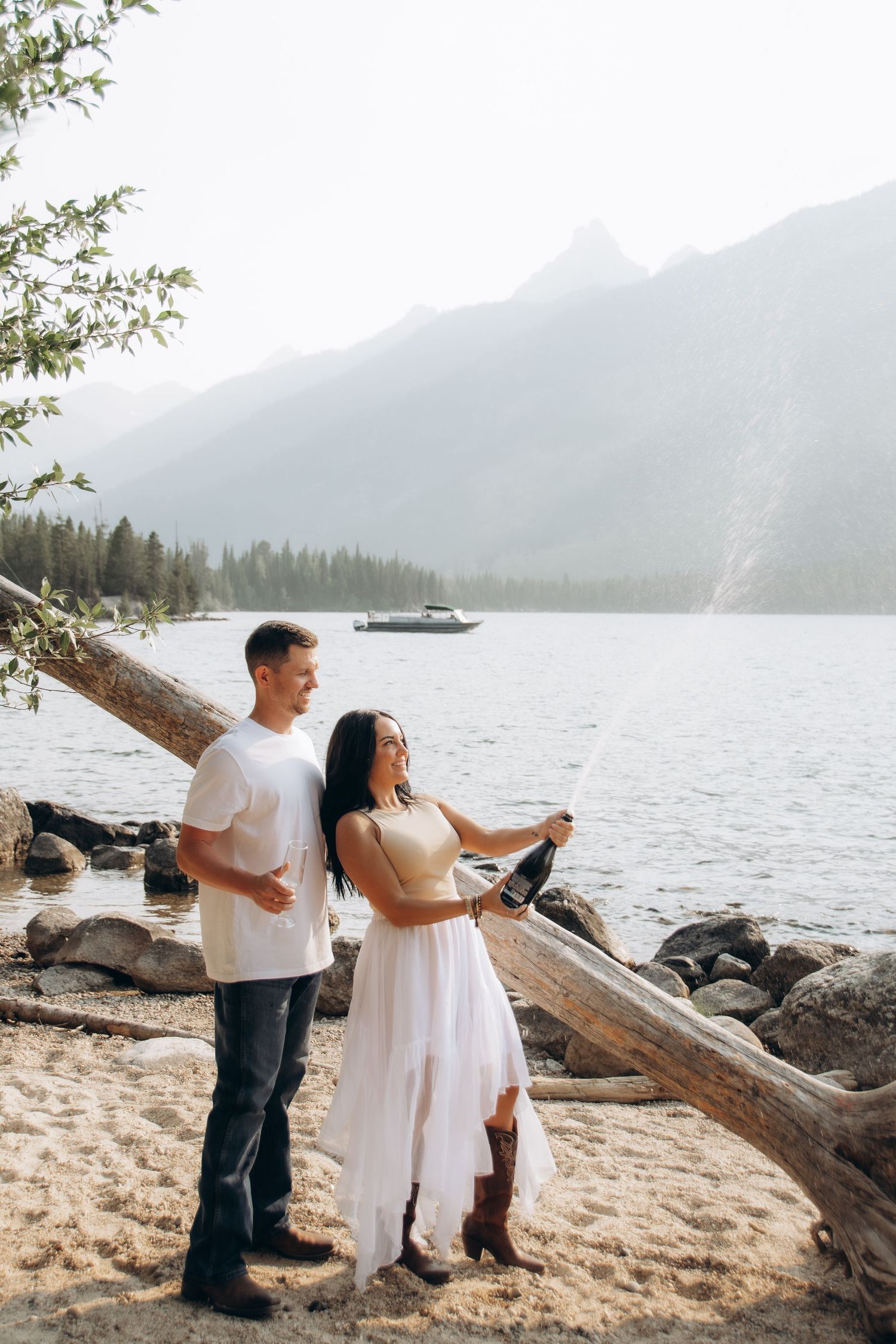 surprise proposal photographer Jackson Hole