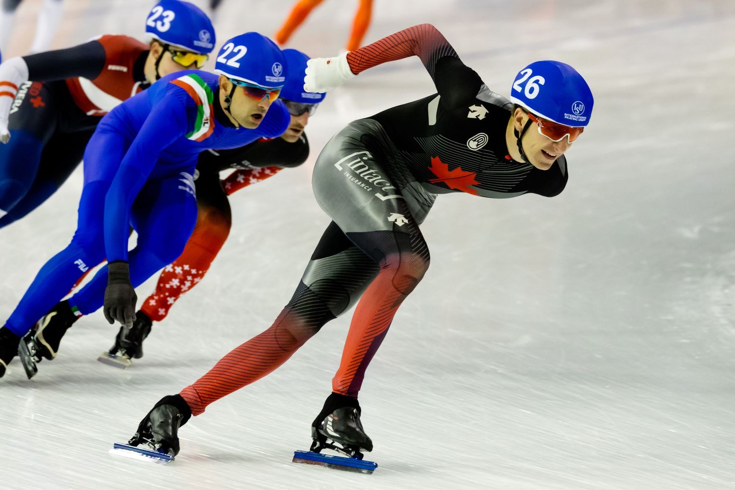 Mens Team Pursuit at Calgary's Olympic Oval