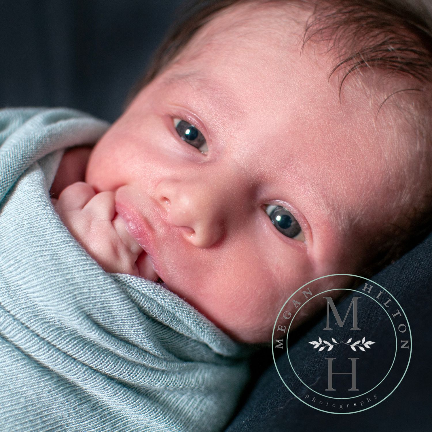 picture of baby newborn close up wrapped
