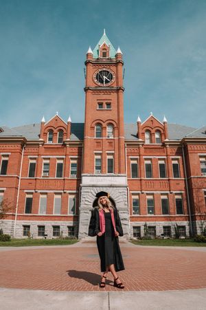 Graduation photos at University of Montana