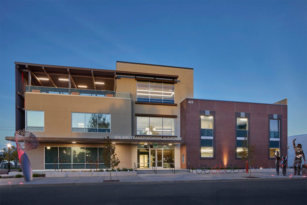 Photo of the new Solano Transportation offices near San Francisco, California by Cincinnati Photographer Studio 66