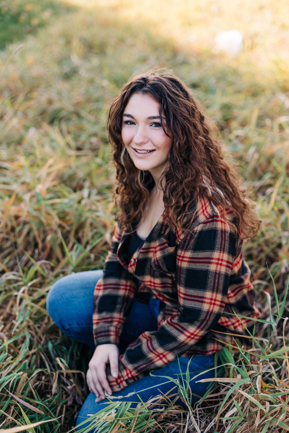 Fall Senior Session in Imlay City Michigan. Natural light portrait photography.