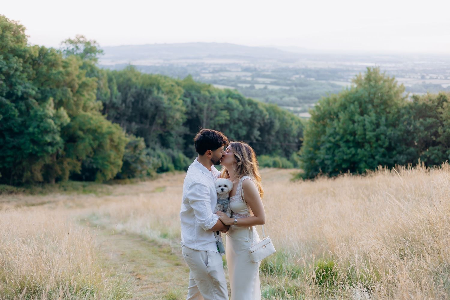 Cotswolds engagement photographer capturing natural moments.