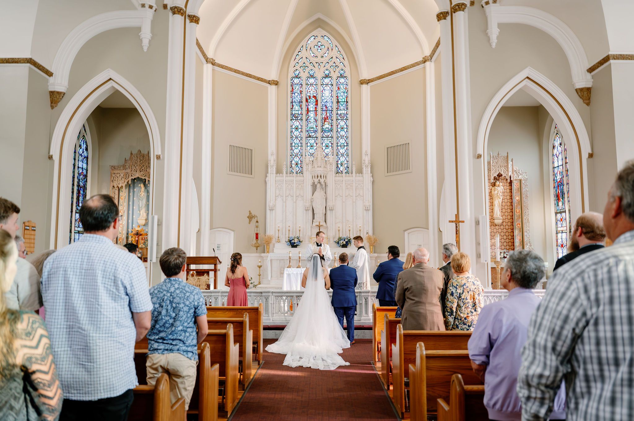 Walla Walla wedding ceremony at St. Patrick's Catholic Church