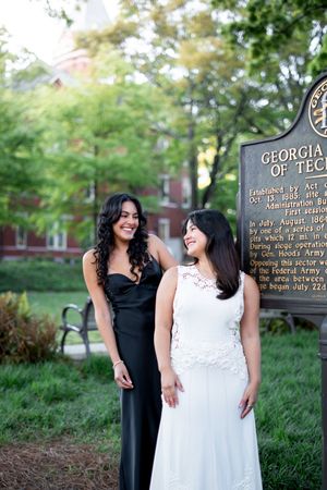 Georgia Tech graduation family photos Midtown Atlanta