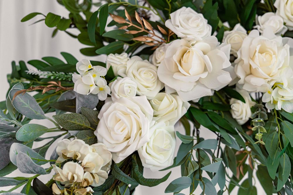 Viva Ballroom wedding venue in Palm Coast, Florida. Indoor wedding ceremony photography.
