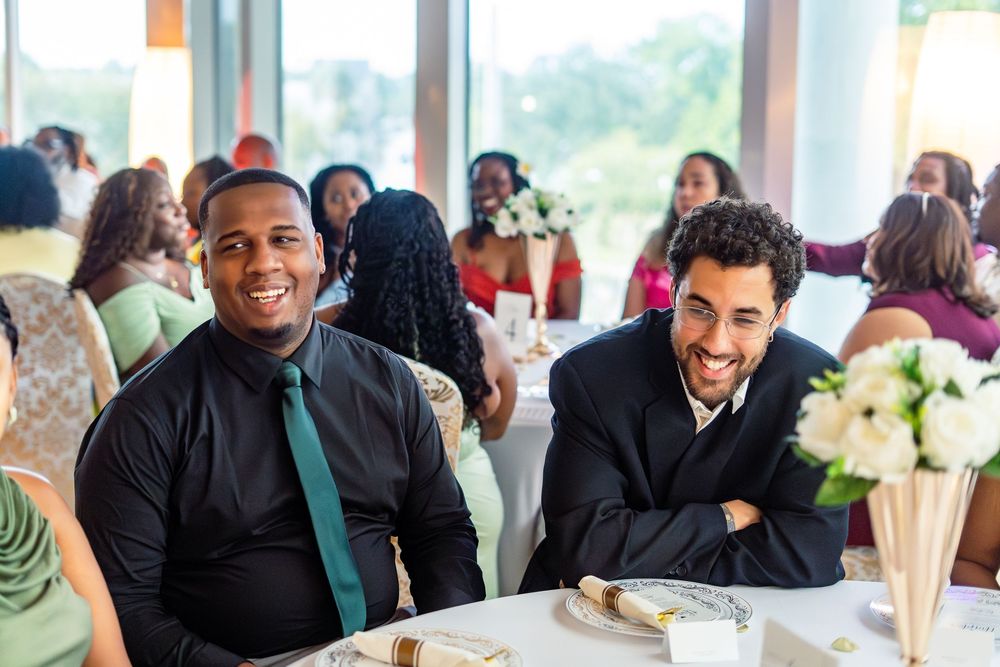 Viva Ballroom wedding venue in Palm Coast, Florida. Indoor wedding ceremony photography.