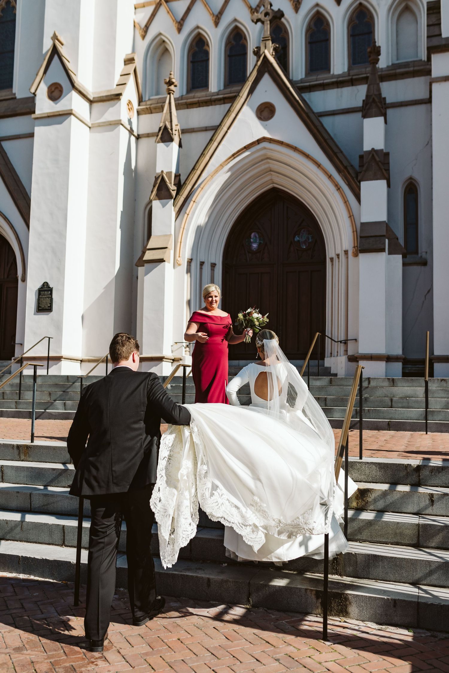 Cathedral of St John the Baptist wedding in Savannah, GA