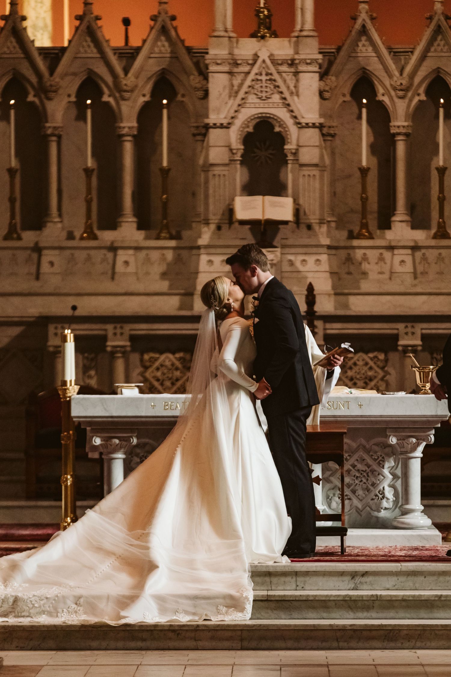 Cathedral of St John the Baptist wedding in Savannah, GA