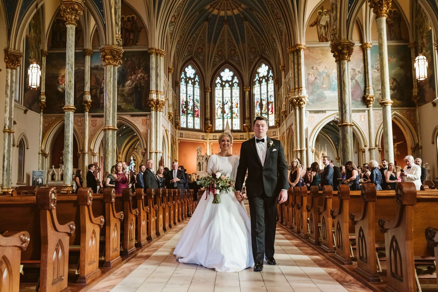 Cathedral of St John the Baptist wedding in Savannah, GA