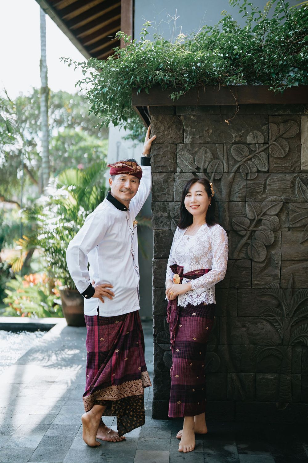 Traditional Balinese attire photography session at Alaya Ubud.