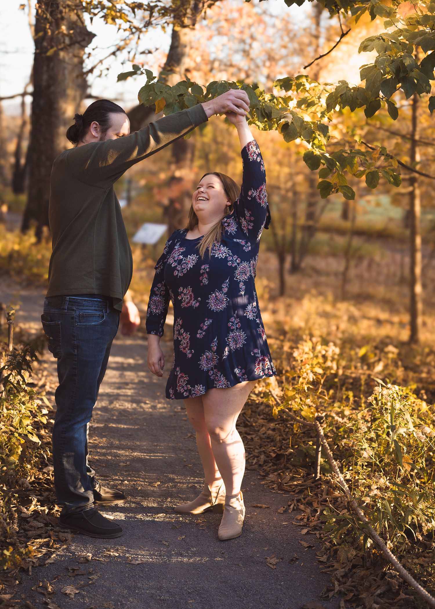 Fall engagement session in the Shenandoah Valley