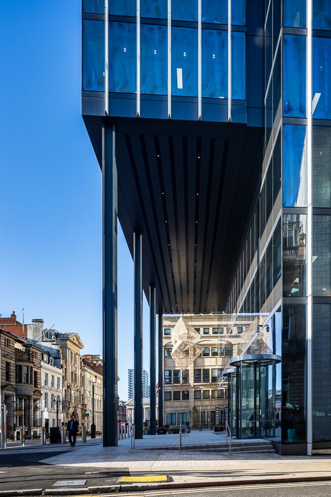 Architectural exterior of 103 Colmore Row in Birmingham city centre
