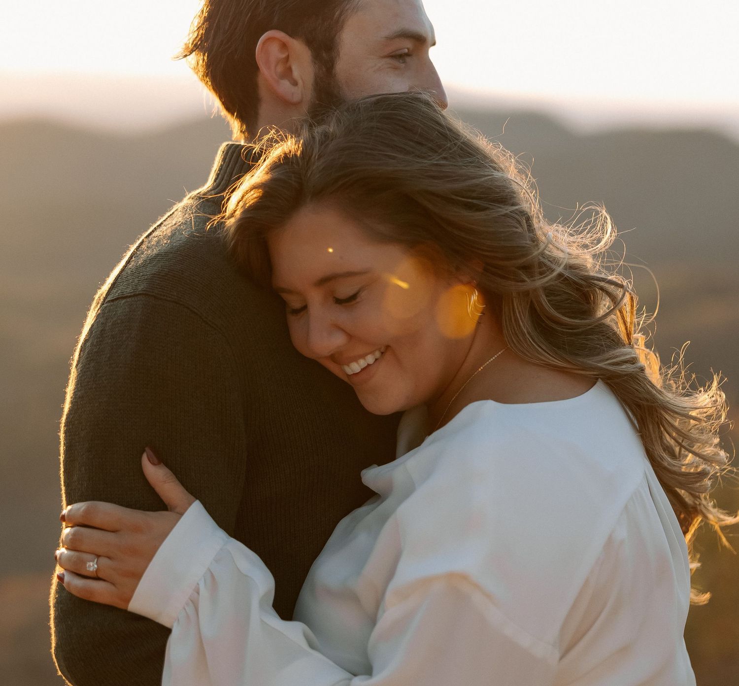 Sunrise preachers rock Rebekah Sage photo cuddle