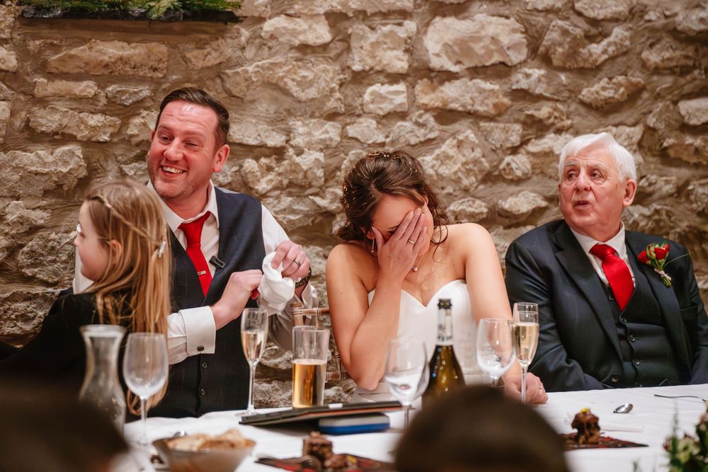 Priston Mill wedding photography Bath Somerset funny speeches