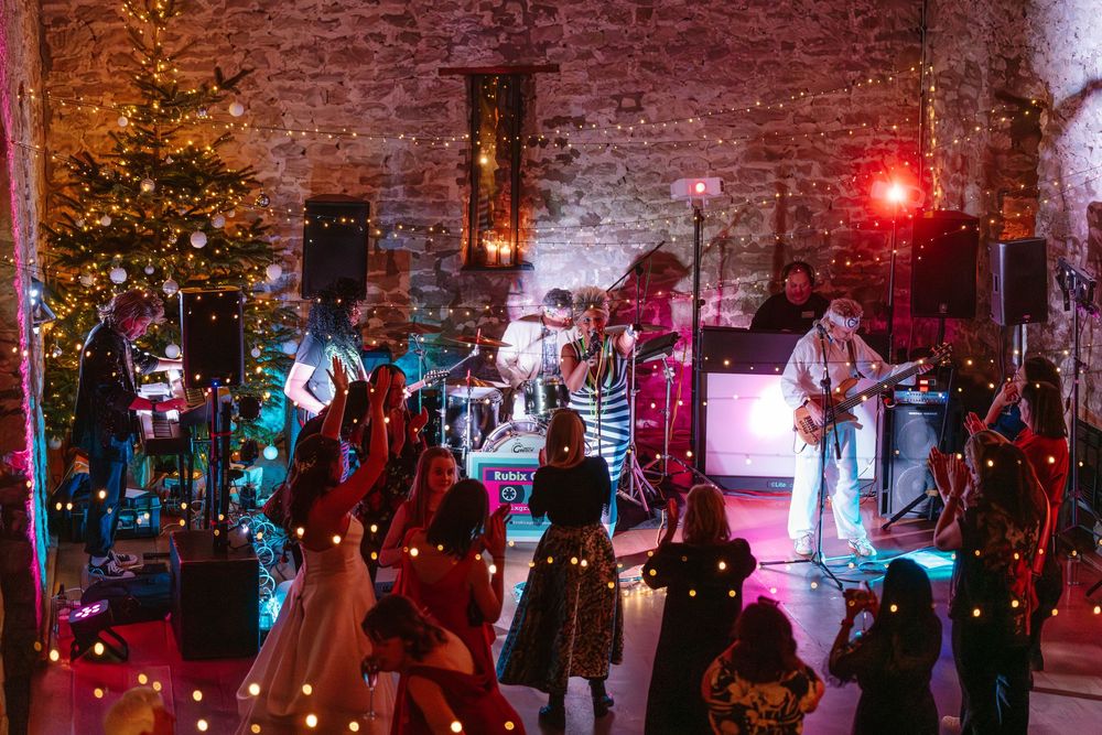 Priston Mill wedding photography Bath Somerset evening band