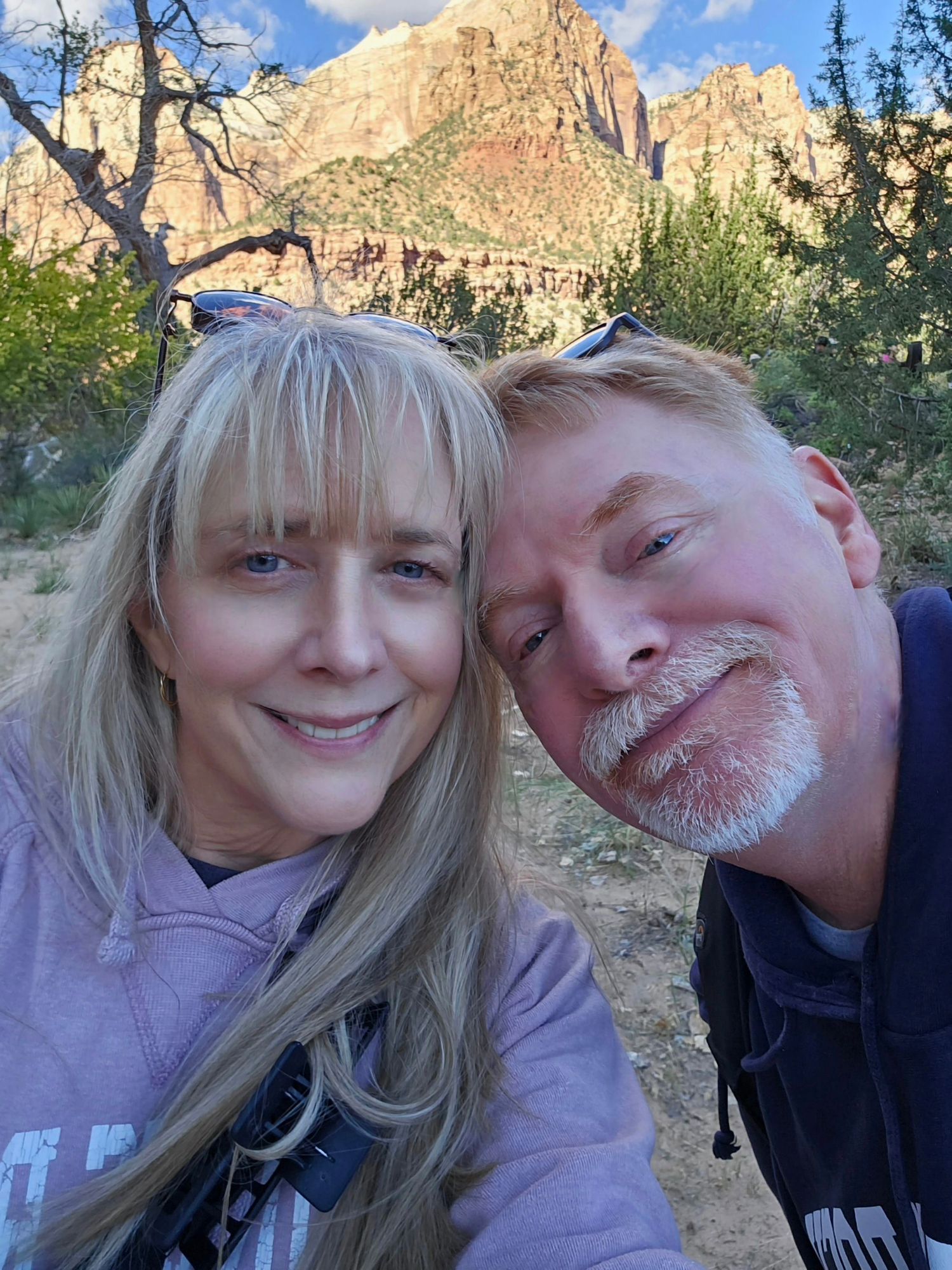 Lisa and Ed preparing for a Photo Shoot in Zion National Park-UT