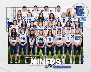 Composite Team Photo Bingham High School Girls Football South Jordan