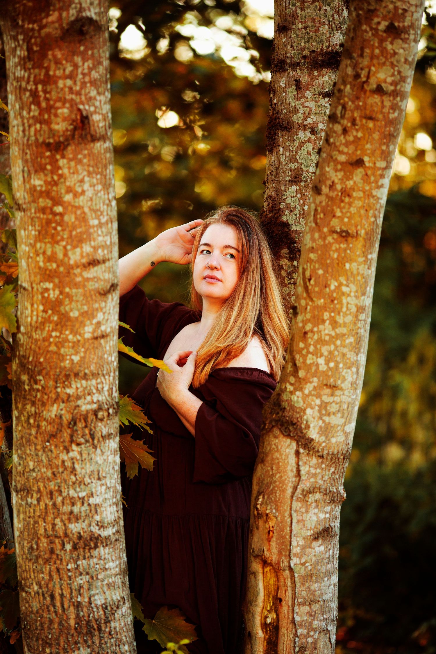 Alternative empowering womens witch feminist outdoor portrait by little wonderland photography widnes cheshire