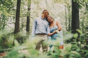 Meadowlark Botanical Gardens Engagement Photography in Vienna, Virginia