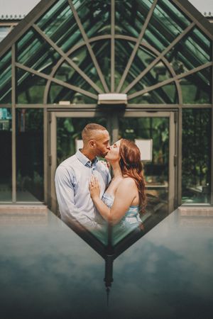 Meadowlark Botanical Gardens Engagement Photography in Vienna, Virginia