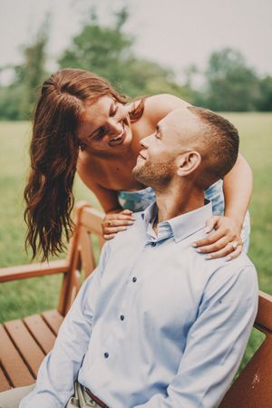 Meadowlark Botanical Gardens Engagement Photography in Vienna, Virginia