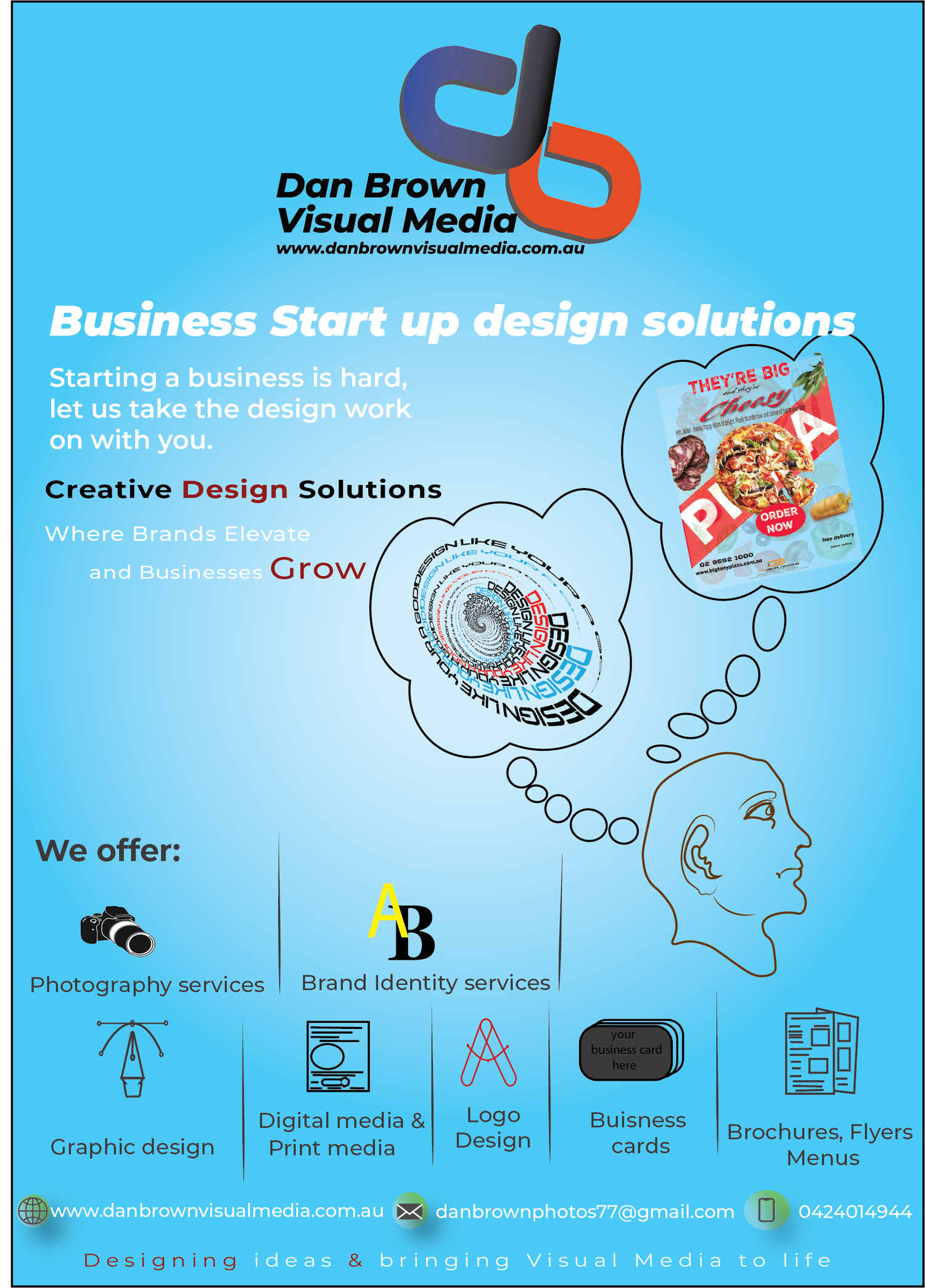 Graphic Design services flyer