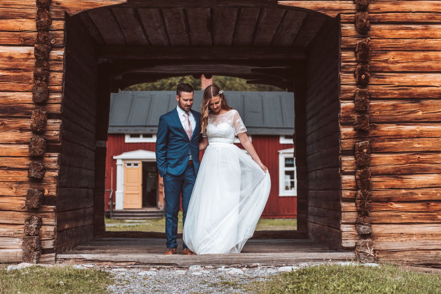 Bröllopsfotografering Hägnan och Gammelstad Kyrkby.