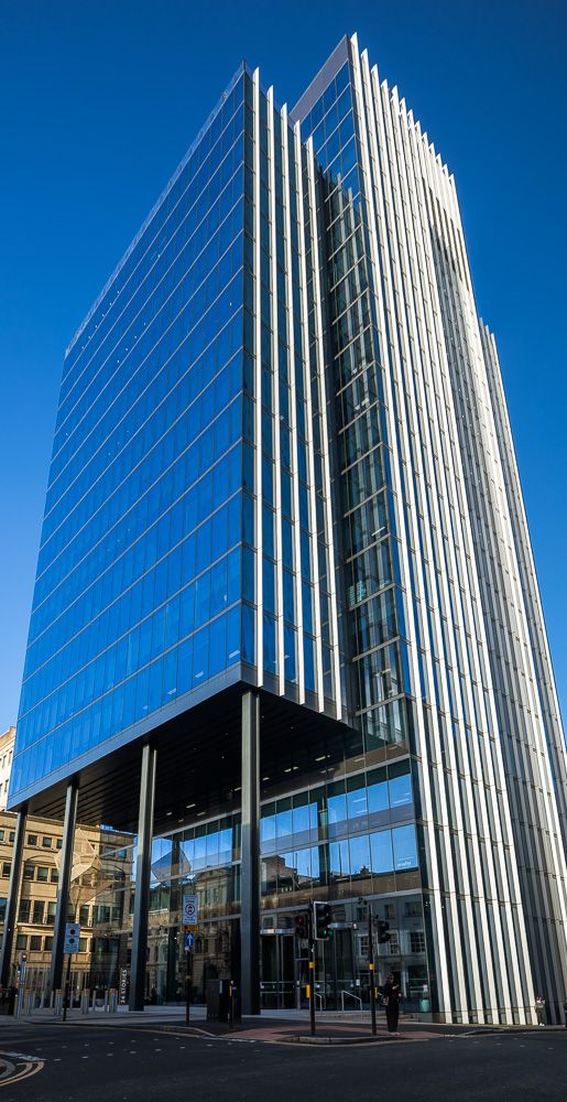 Architectural exterior of 103 Colmore Row in Birmingham city centre