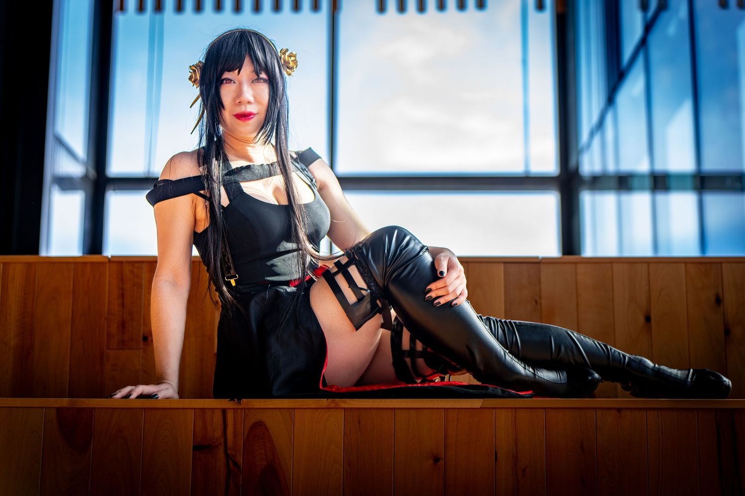 Cosplay portrait captured at Emerald City Comic Con 2024, photographed by Ted Warner Photography.